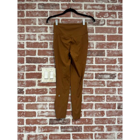 Lululemon Womens Base Pace High-Rise Tight 25” Copper Brown Size 4 EUC - Picture 2 of 9
